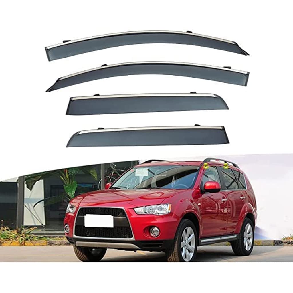 ZaozPeng Windabweiser Für Mitsubishi Outlander MK2 2006-2012 - Regenschutz Für Seitenscheiben