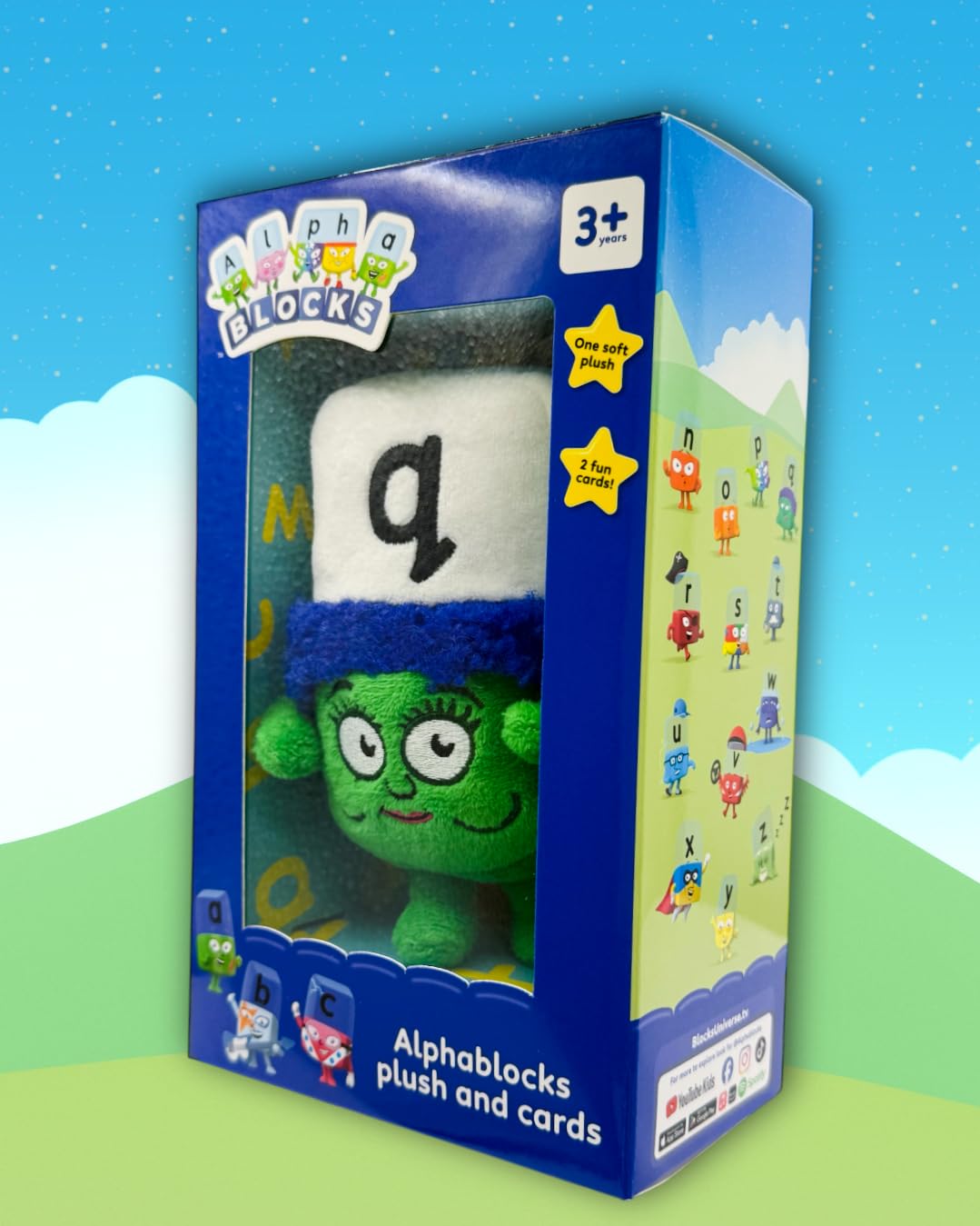 Antertoys Alphablocks Plush & Cards (Alphablocks Q) โ image 1