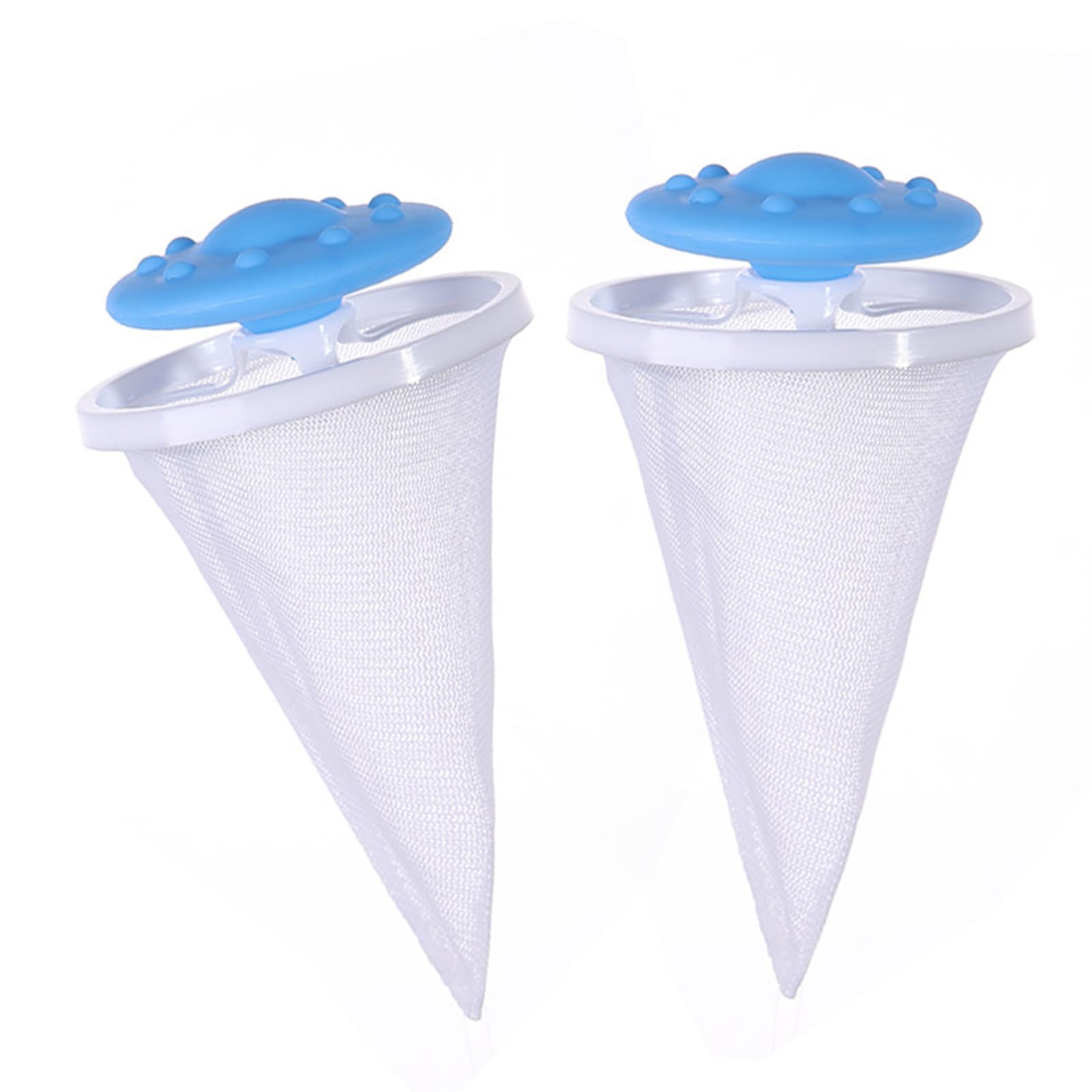 2pcs Pet Hair Remover For Laundry, Hair Catcher Shower, Floating Filter Mesh Removal, Tub Catcher, Washing Machine Lint Catcher, Cats And Dogs Washing