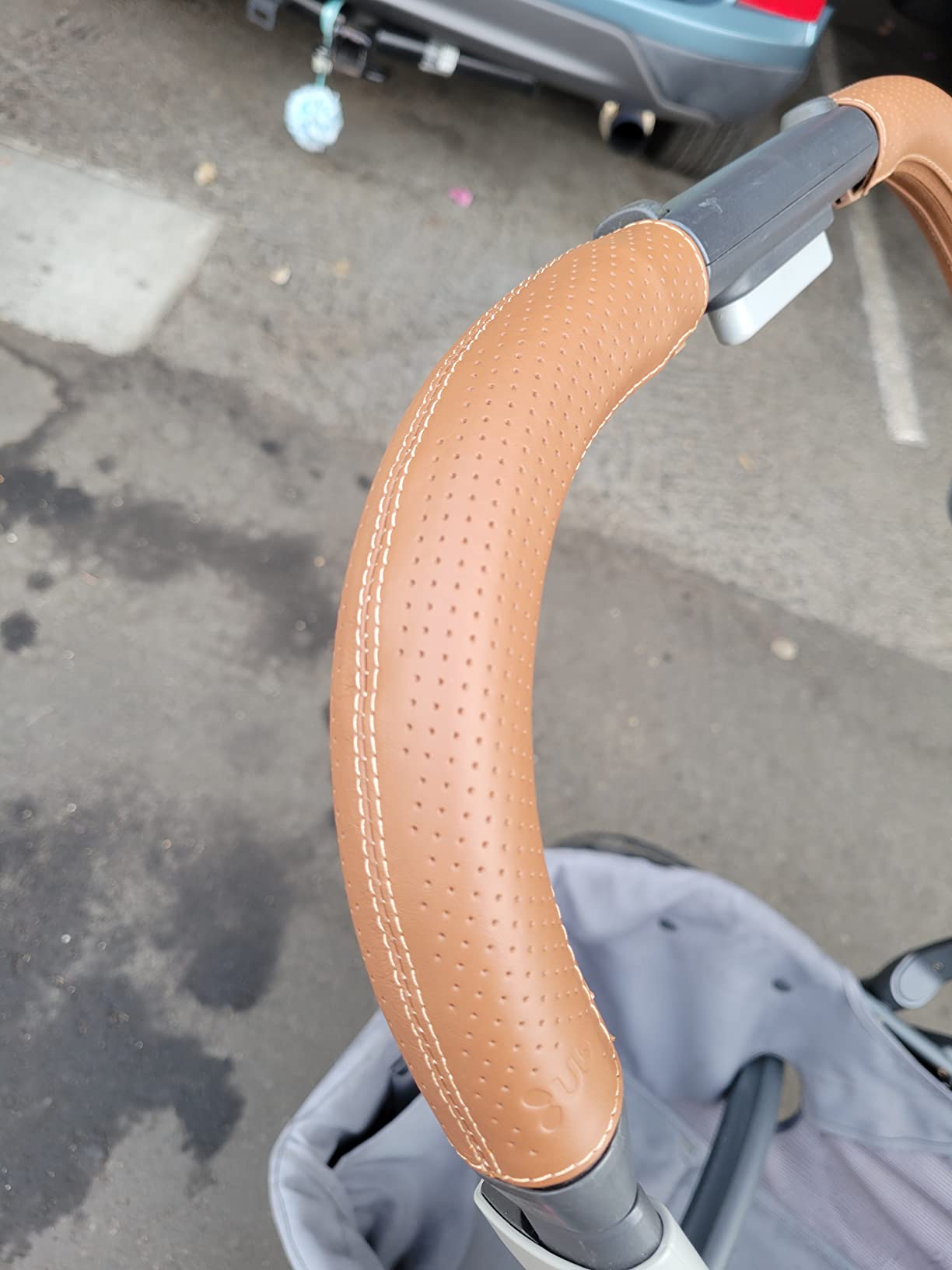 8/mo Finance UPPAbaby VISTA Leather Handlebar Cover Saddle Buy