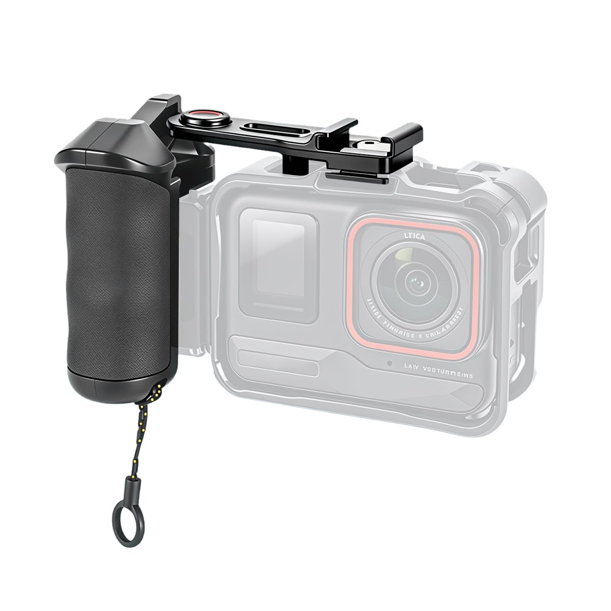 ZORBES® Compatible with 360 Ace Pro/Ace Pro2, Action Camera Grip Handle Kit with Shutter Control Module, Mounting Screw, Safety Lanyard & Allen Wrenches, Handheld Stabilizer Accessory-image-1