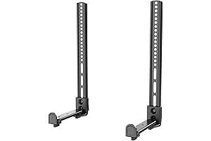 WALI Universal Sound Bar Bracket: Mount Your Audio Under or Above Your TV