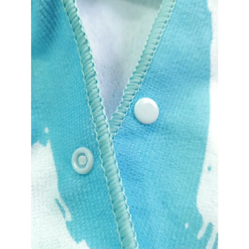 ZBDP Serviette de plage tortue de mer en microfibre douce à séchage rapide Grande cape de bain à capuche pour enfants filles Poncho Peignoir de bain Surf