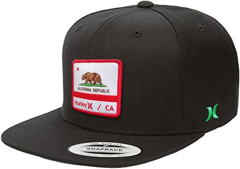 Hurley Destination Hat, California, Black, Snapback