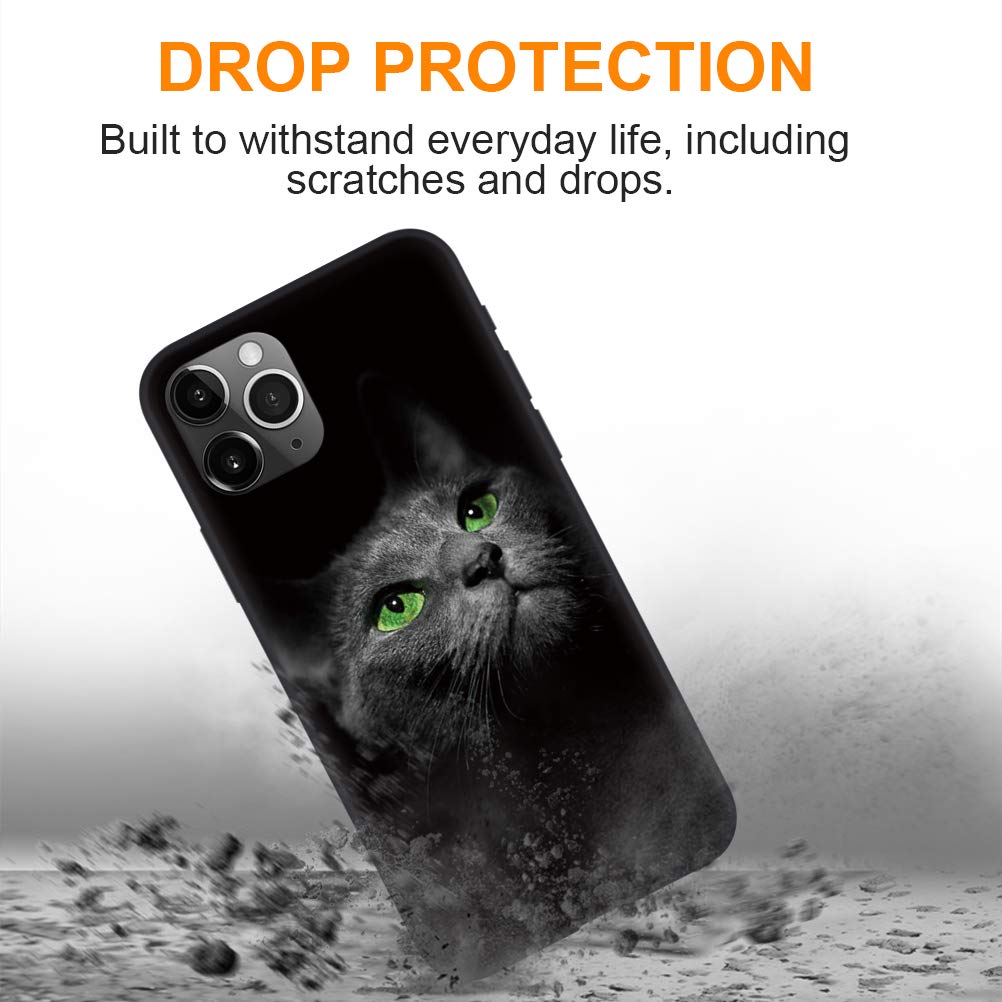 Yoedge Cover Per Oppo A74 Con Design Astronauta - Custodia In Silicone TPU Nera, Sottile E Antiurto