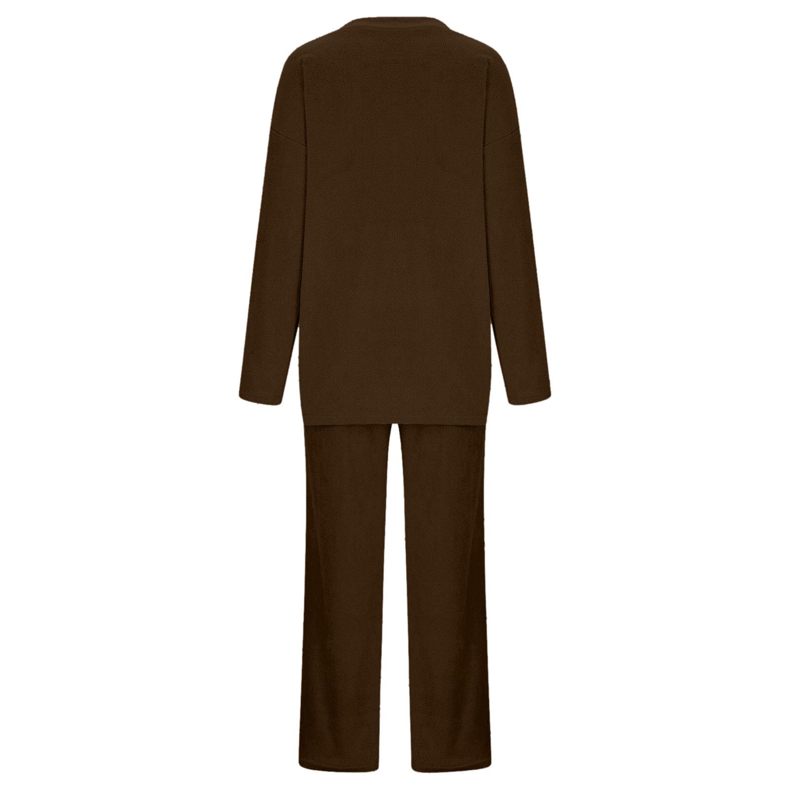 Generisch Ensemble de vêtements d'intérieur en coton et pantalon large pour femme