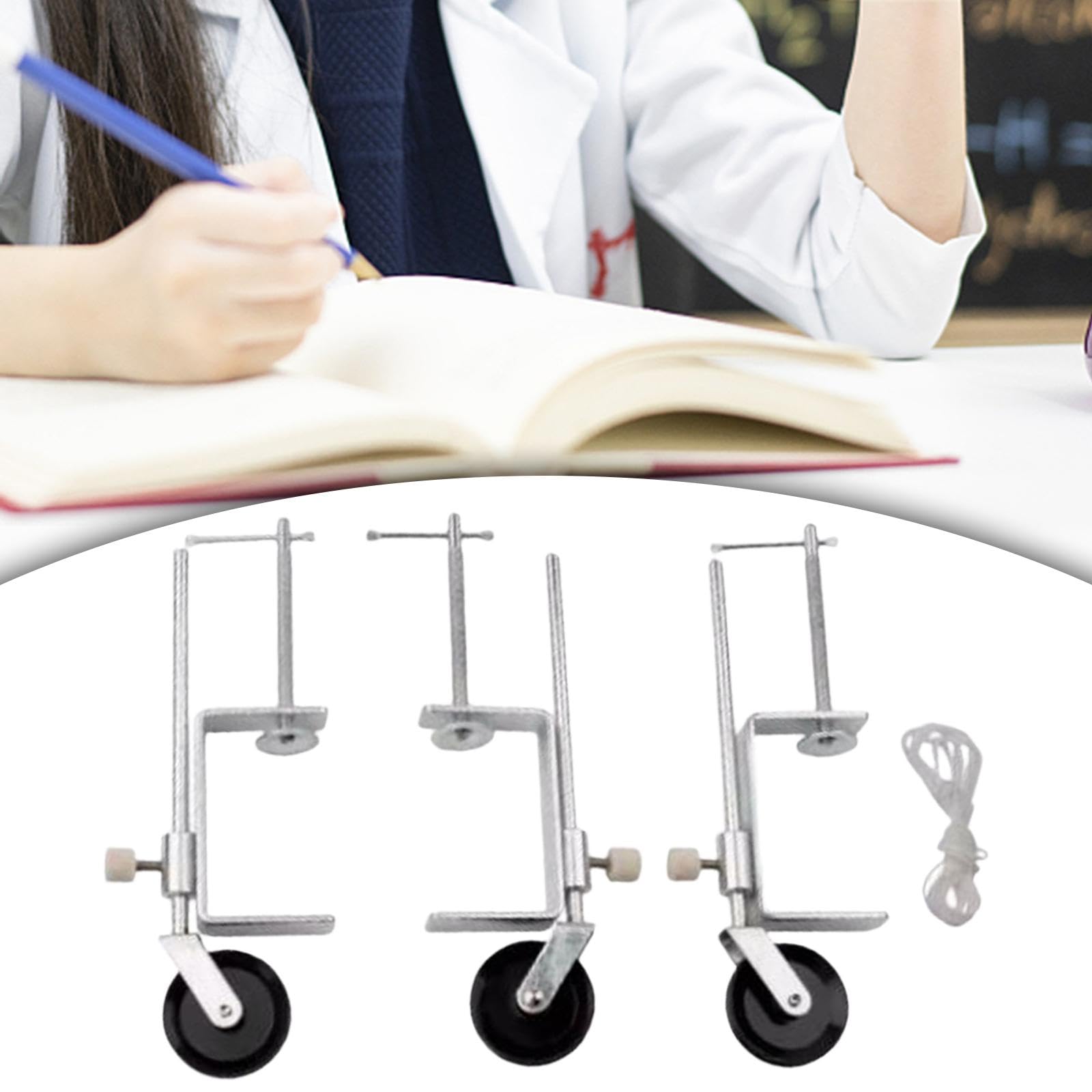 JunZheHub Physics Experiment Set with Pulley and Table Clamp for Learning - Image 2