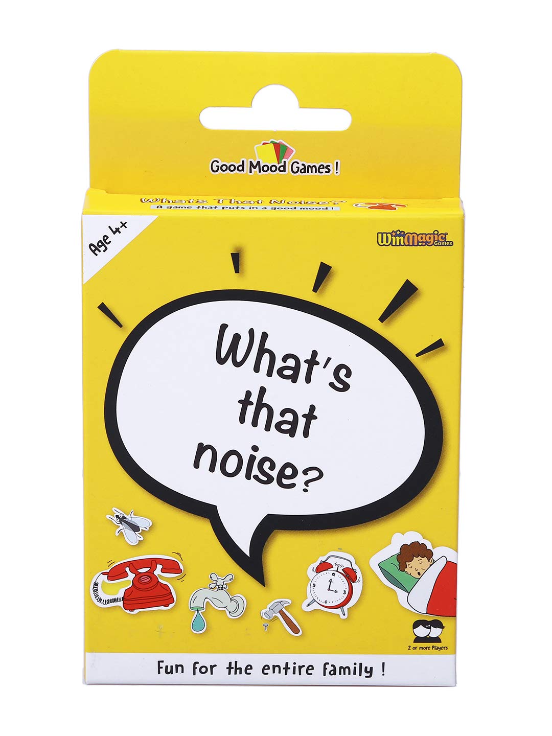 What’s That Noise? 44 Card Game for Age 4 5 6 7 8 +|2 or More Player Guessing Game |Travel Games for Kids Simple & Fun Classic Family Table Games| Easy to Learn Games | Gifts for Kids