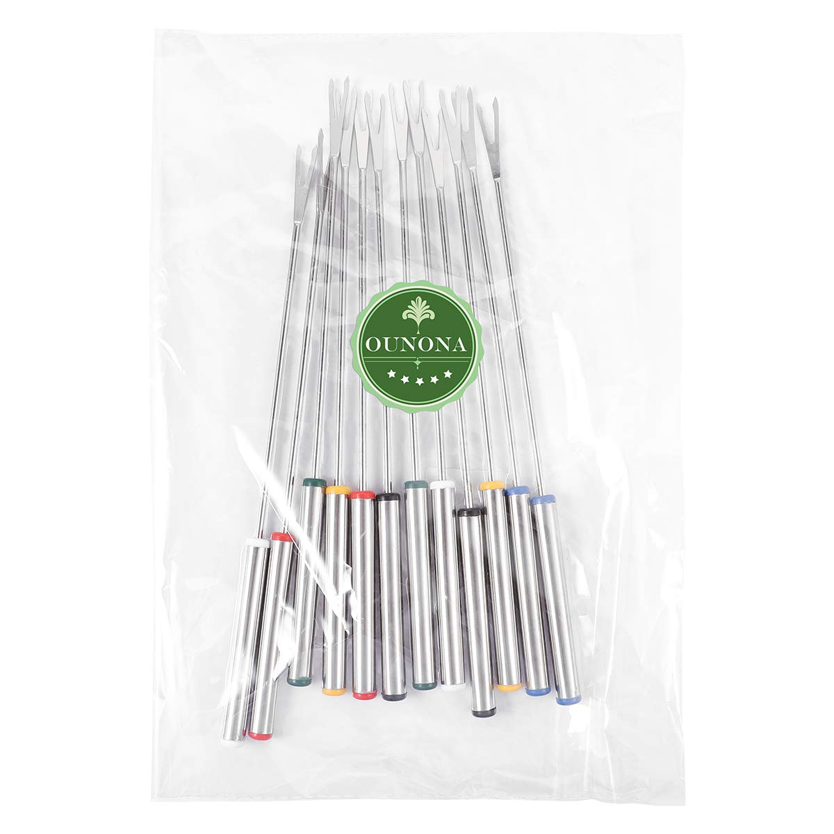 Fourchettes à Fondue 12 Pièces, Fourchettes à Fondue En Acier Inoxydable De 24 Cm Avec Manche Rsistant La Chaleur Pour Brochettes De Guimauve Au Fromage Au Chocolat 69178484