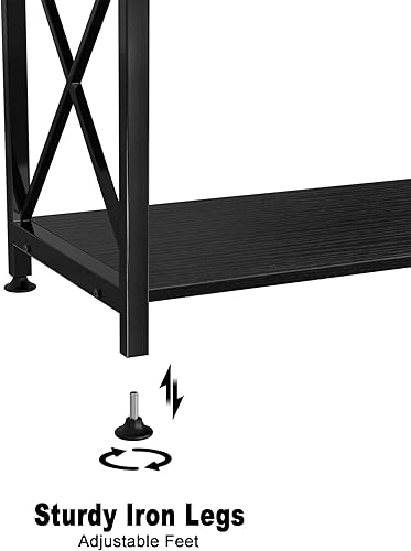 Miniatura 8 de Soporte para pecera de 20 galones, soporte de metal para acuario de 20 galones con almacenamiento de gabinete, mesa de 28.7 pulgadas de largo x 16.5