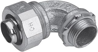 Eaton Electrical - LT10090G-SA - Midwest LT10090G-SA Liquidator Non-Insulated 90 Degree Liquidtight Connector with Grounding Lug; 1 Inch, Aluminum