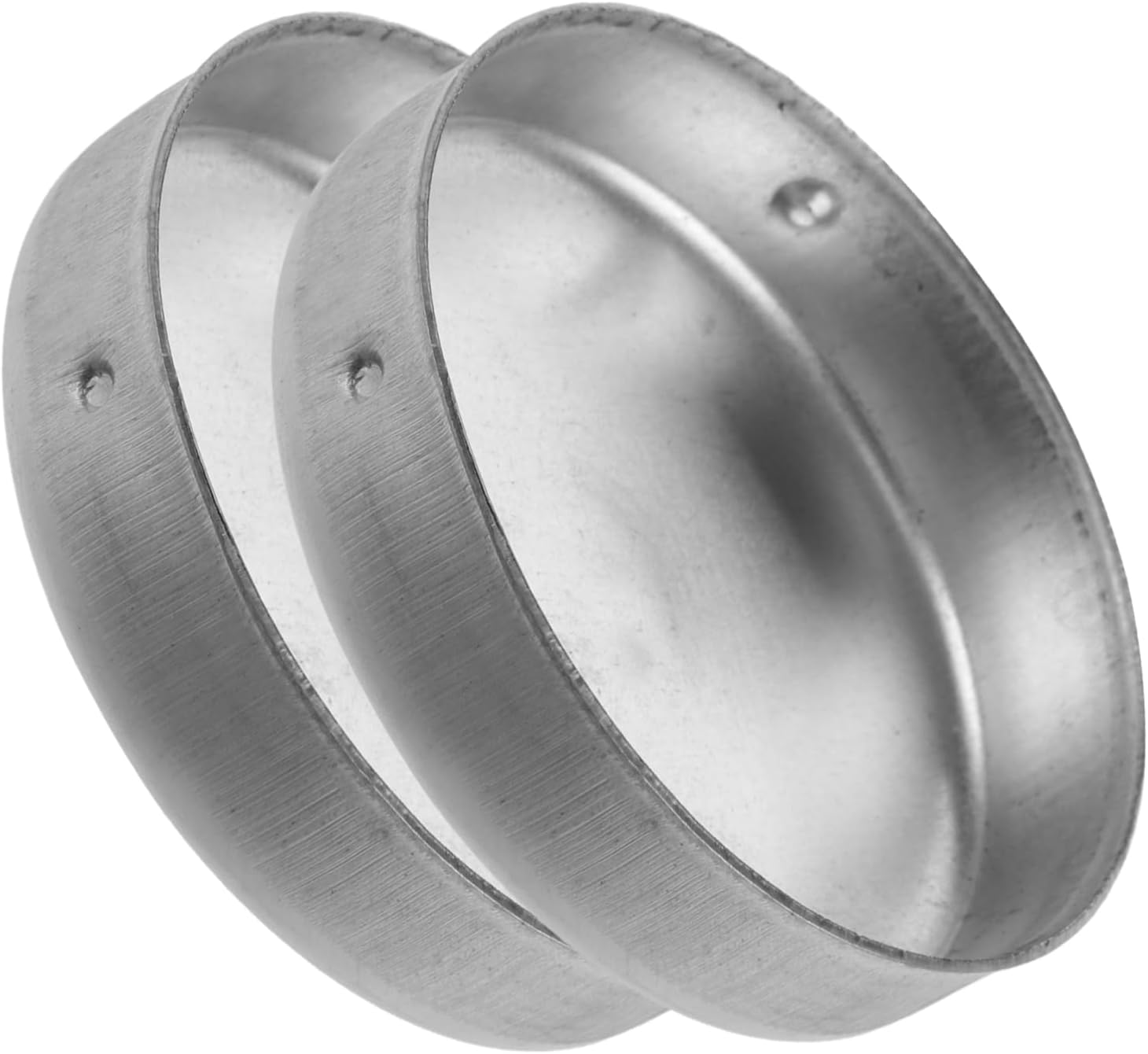 balacoo 10pcs Galvanized Post Cap Cover Metal Warning Post Caps Decorative Safety Bollard Covers Easy Install Outdoor Railing