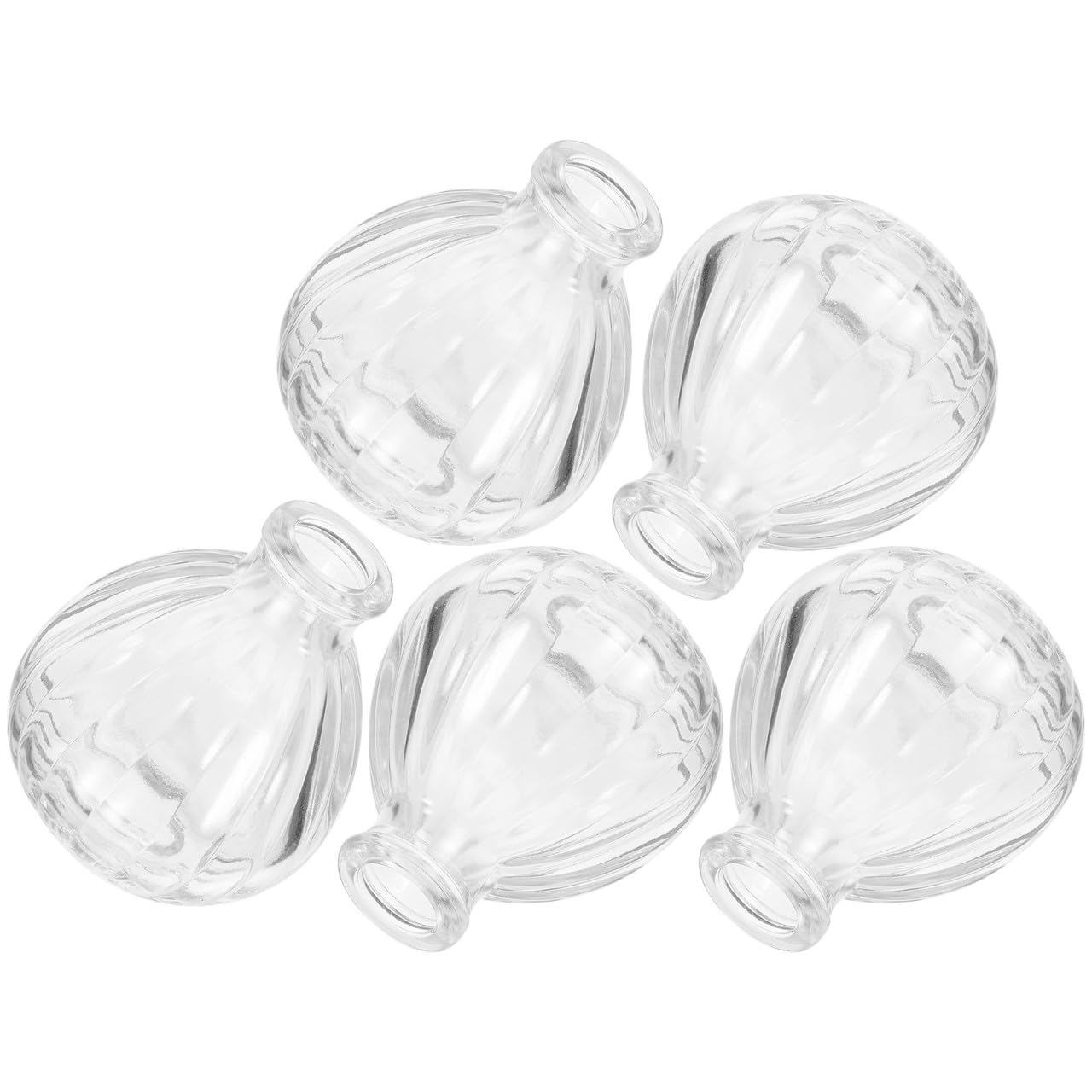Vases en verre décoratifs : lot de 5 solutions pour vos centres de table