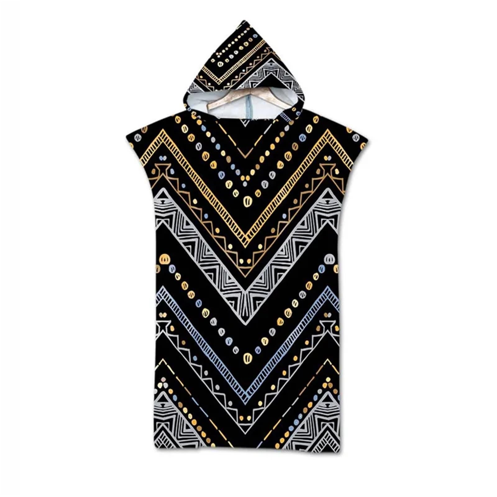 Kapuzen-Badetuch-Poncho for Erwachsene und Kinder, Wickelbademantel, Schwimm-Strandtuch, Surf-Poncho, Strandkleidung zum Baden, Schwimmen