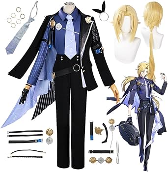 ゼンレスゾーンゼロ ヒューゴ コスプレ衣装 Mサイズ Amazon.co.jp