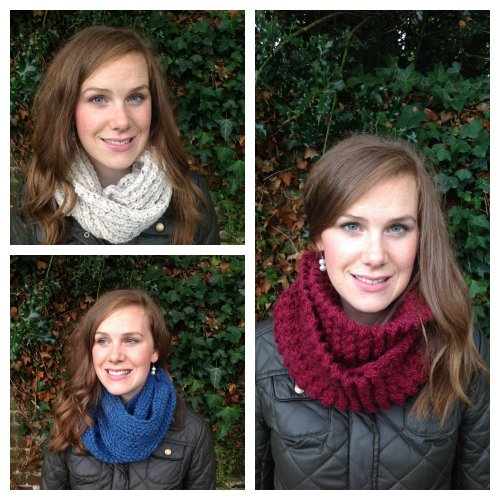 7 Infinity Scarf, Cowl or Snood Knitting Patterns (Easy Weekend Project)