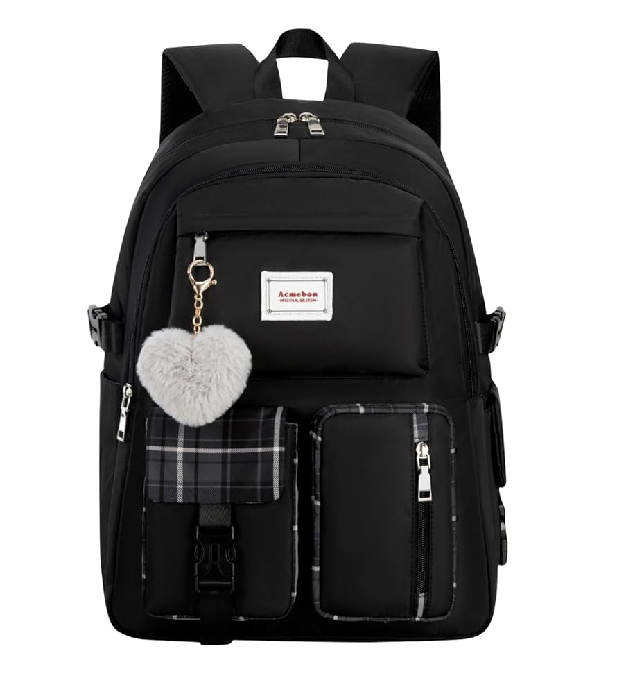 Amazon.com: Acmebon Girl Roomy Fashion Laptop Backpack Set