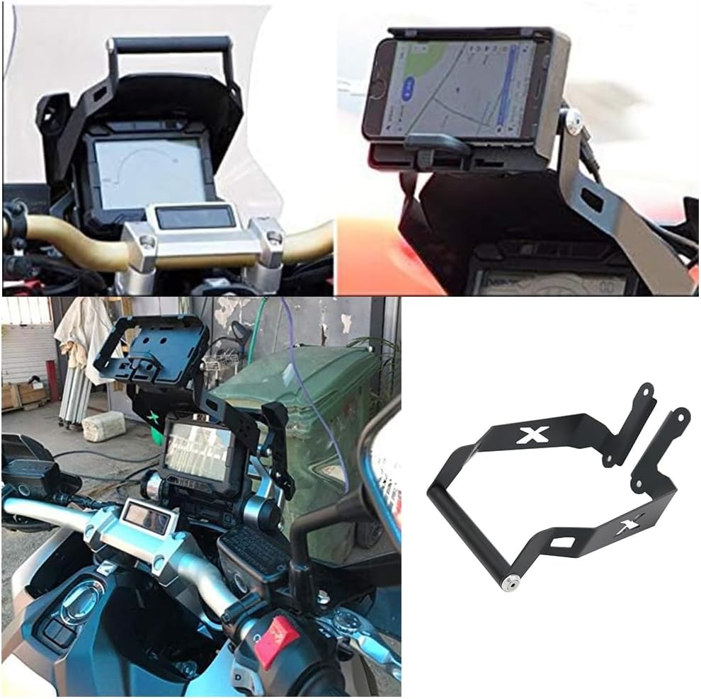 EKSED Motorcycle Navigation GPS Bar Mount Extension Bracket for X-ADV XADV X ADV 750 X-ADV750 XADV750 X ADV750 2017 2018 2019 2020 16mm Expansion Crossbar Mobile Phone Stand Holder Support
