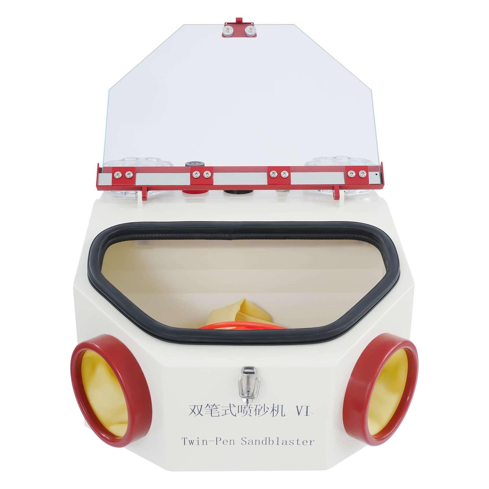 Sabbiatrice Dentale Fine Double Pen Sandblaster 220V con LED