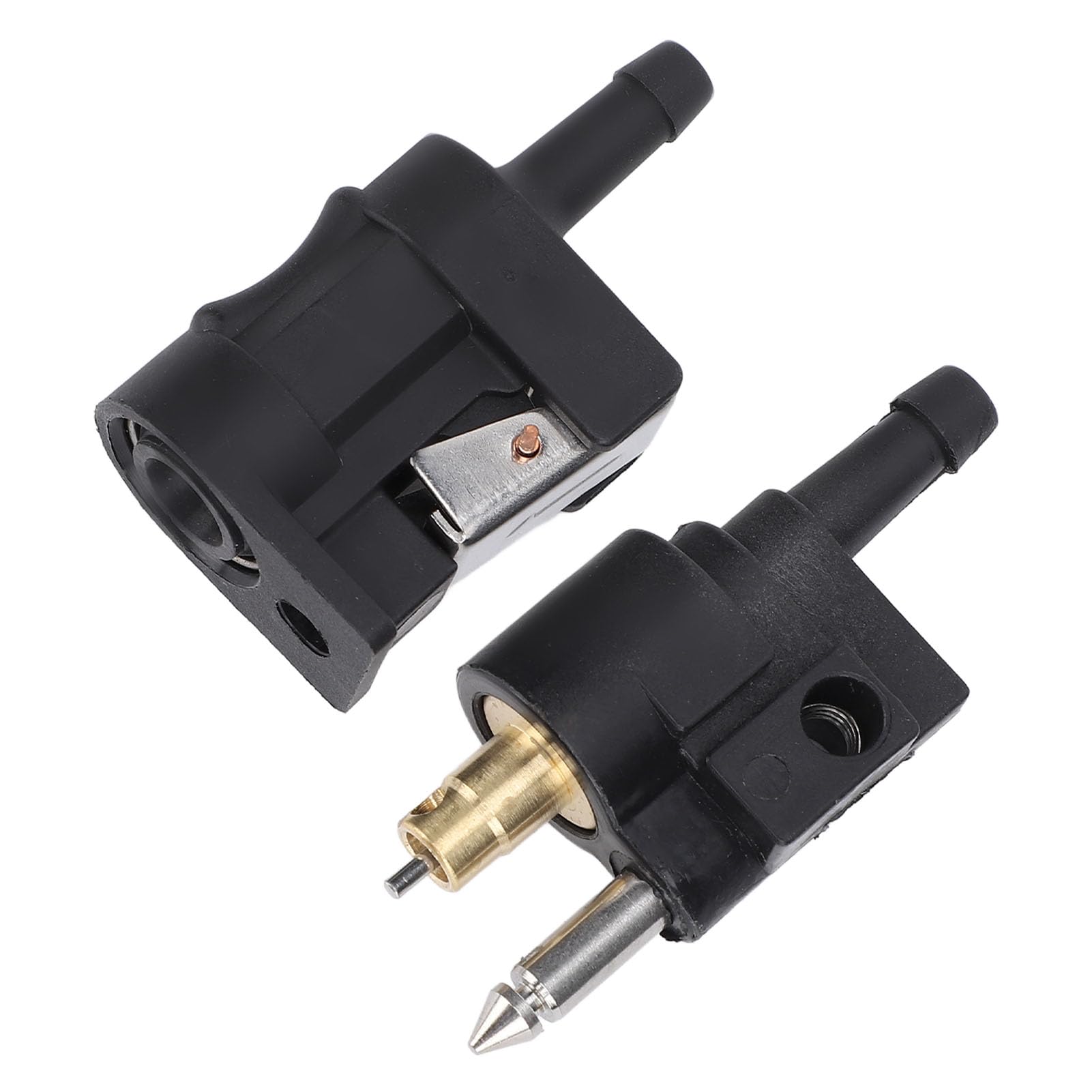 ZASCHMOY Marine Engine Fuel Line Connector Fittings 6mm Female Male | Outboard Motor Fuel Tank Hose Connector | High-Strength ABS Copper Stainless Steel