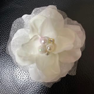 結婚式 髪飾り パール ヘッドドレス 発表会 フォーマル クリスタルパール コサージュ