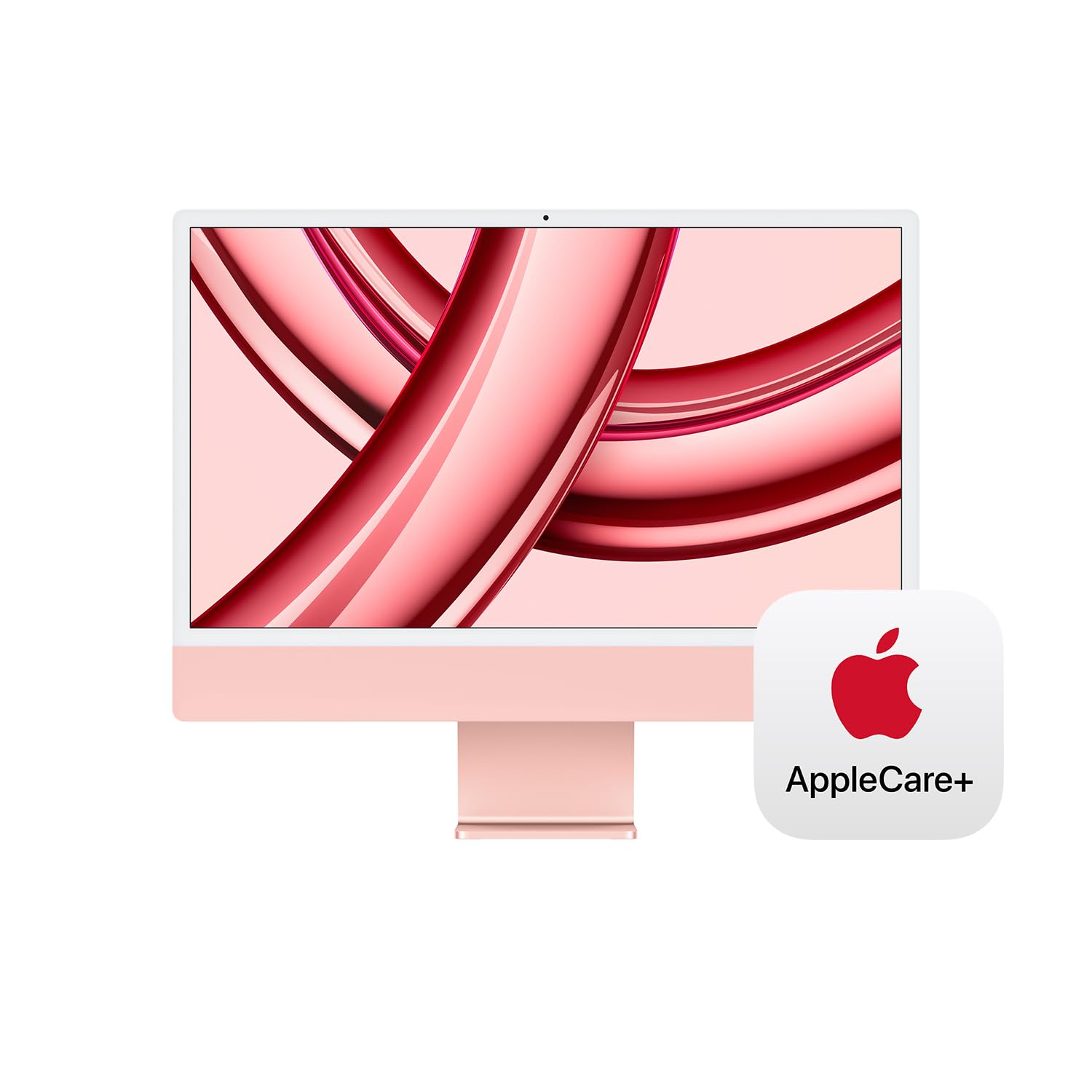 Apple 2023 iMac All-in-One Desktop Computer with M3 chip: 8-core CPU, 10-core GPU, 24-inch Retina Display, 512GB SSD Storage. Works with iPhone/iPad; Pink With AppleCare+ (3 Years)