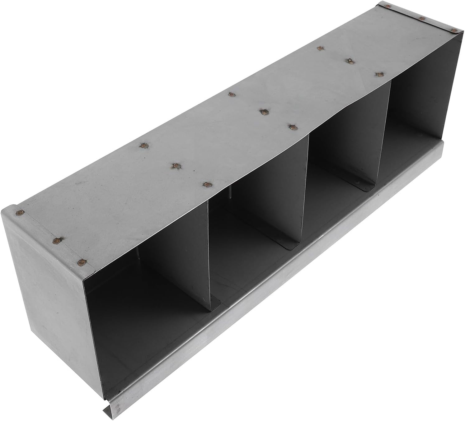 Luxshiny Hanging Spice Rack for Charcoal Grill with Compartments, Commercial Outdoor Seasoning Storage Box Organizer, Roasted Flavoring Container Holder for Bbq Accessories