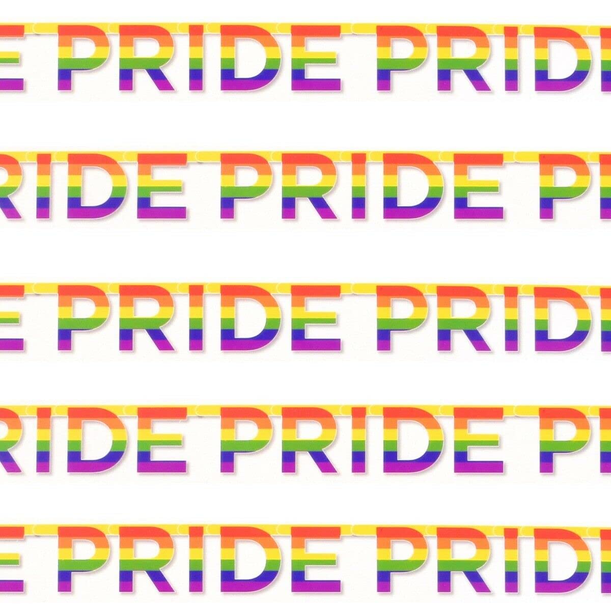 Striscione Arcobaleno Pride "Orgoglio" - 1,8 Metri, In Carta Leggera