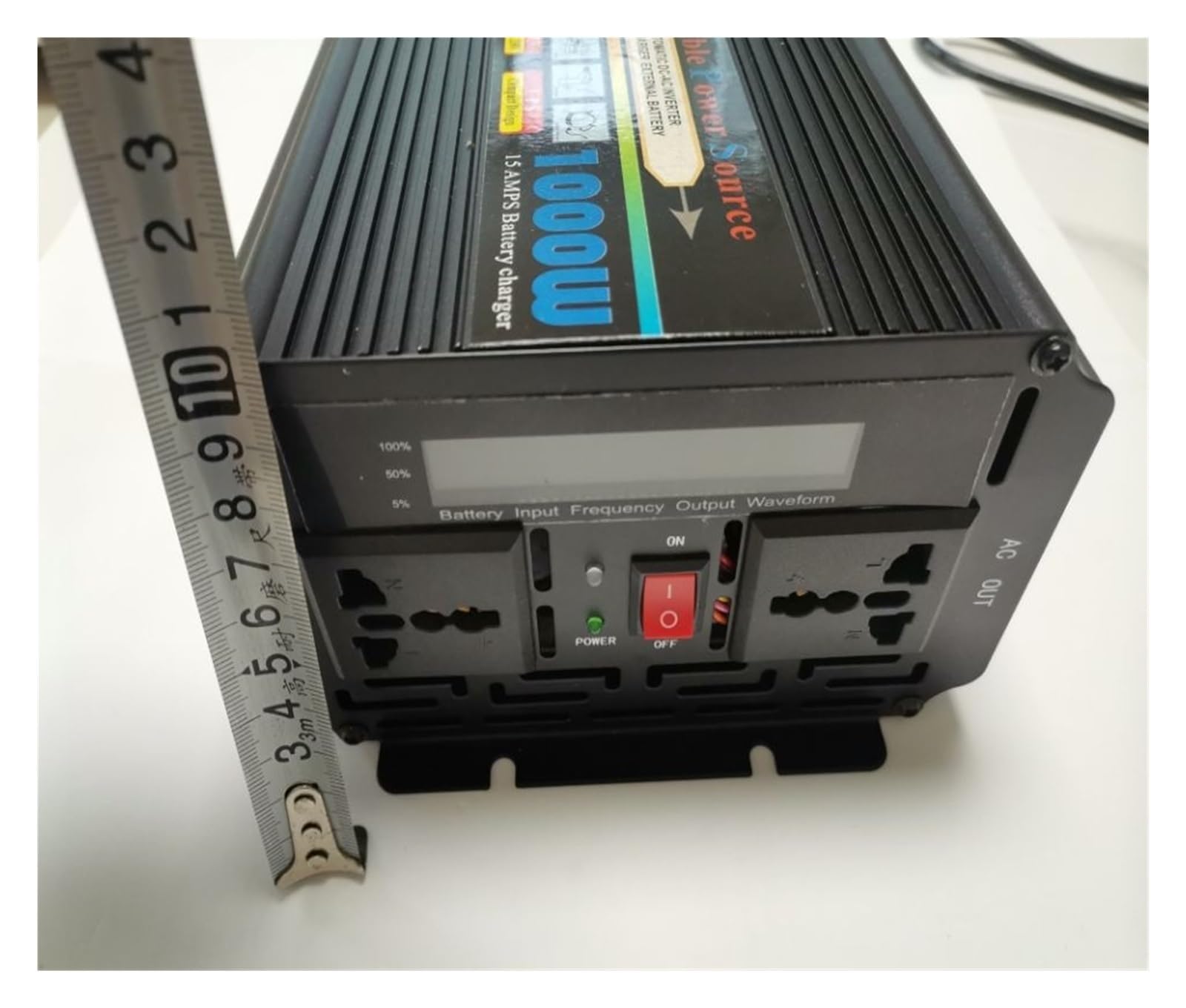 Zasilacz awaryjny 1 kW 1000 W DC 12 V AC 220 V 50 Hz falownik zmodyfikowany falownik(60 Hz, 12 V-220 V)