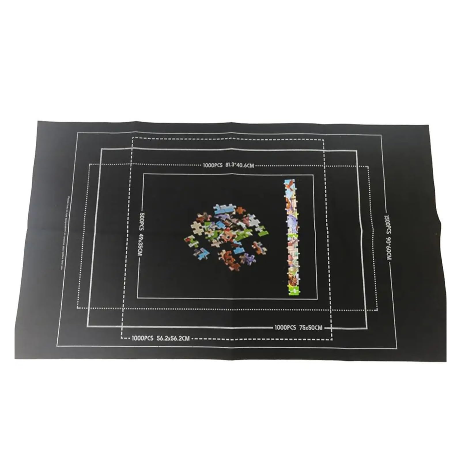 Tappetino da Gioco in Feltro Portatile da 1 Pezzo, Arrotolabile, for riporre Puzzle da 1500/2000/3000/6000 Pezzi, Borsa da Viaggio for riporre i Puzzle. per Puzzle, Giochi