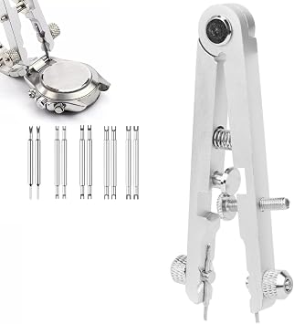 Watch Spring Bar Plier Tool Set, Silver
