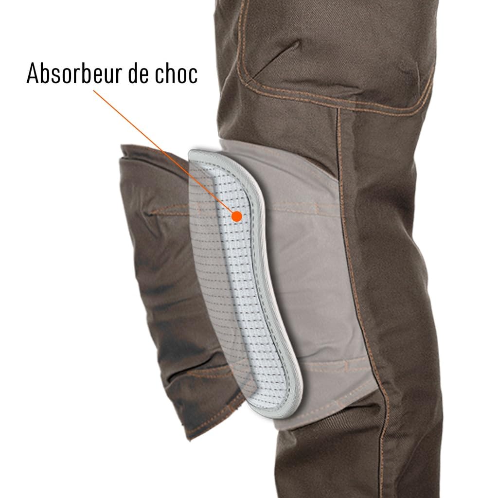 Bosseur 600003000000380 VHA10474 Pantalon Harpoon Multi Graphite-Taille 46-11110-16