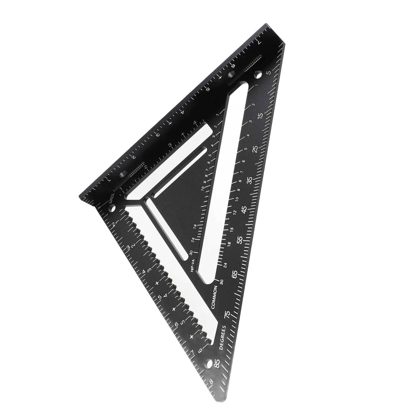Professionelles Winkelmaß für Zimmerleute, hochpräzises Dreiecklineal aus Aluminiumlegierung, Sparrenhalter