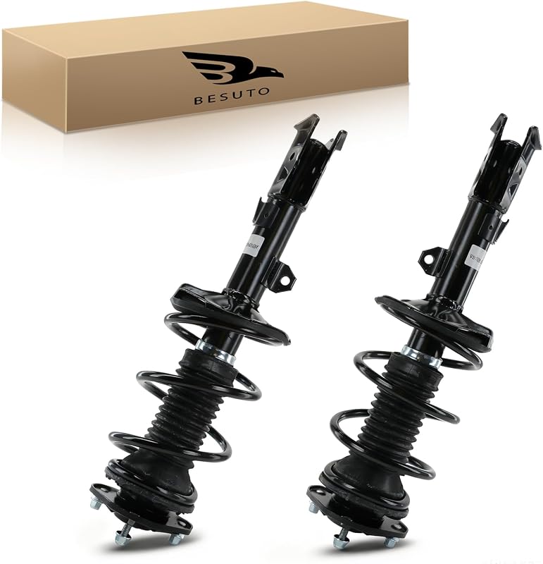 Conjunto de amortecedores dianteiros com mola Besuto para Toyota Corolla e Matrix 1.8L – Par