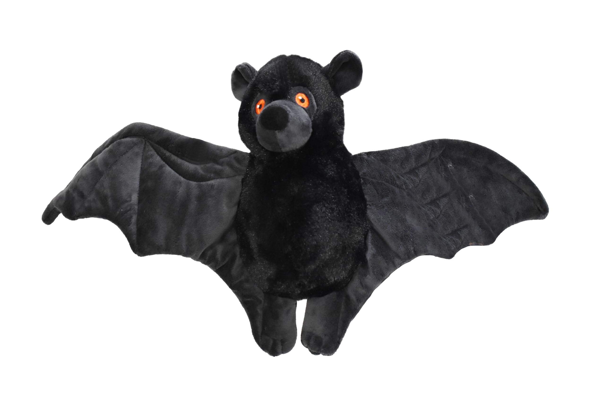 Wild Republic Ecokins Bat, Stuffed Animal, 12 inches, Gift for Kids Plush Toy, Made from Spun Recycled Water Bottles