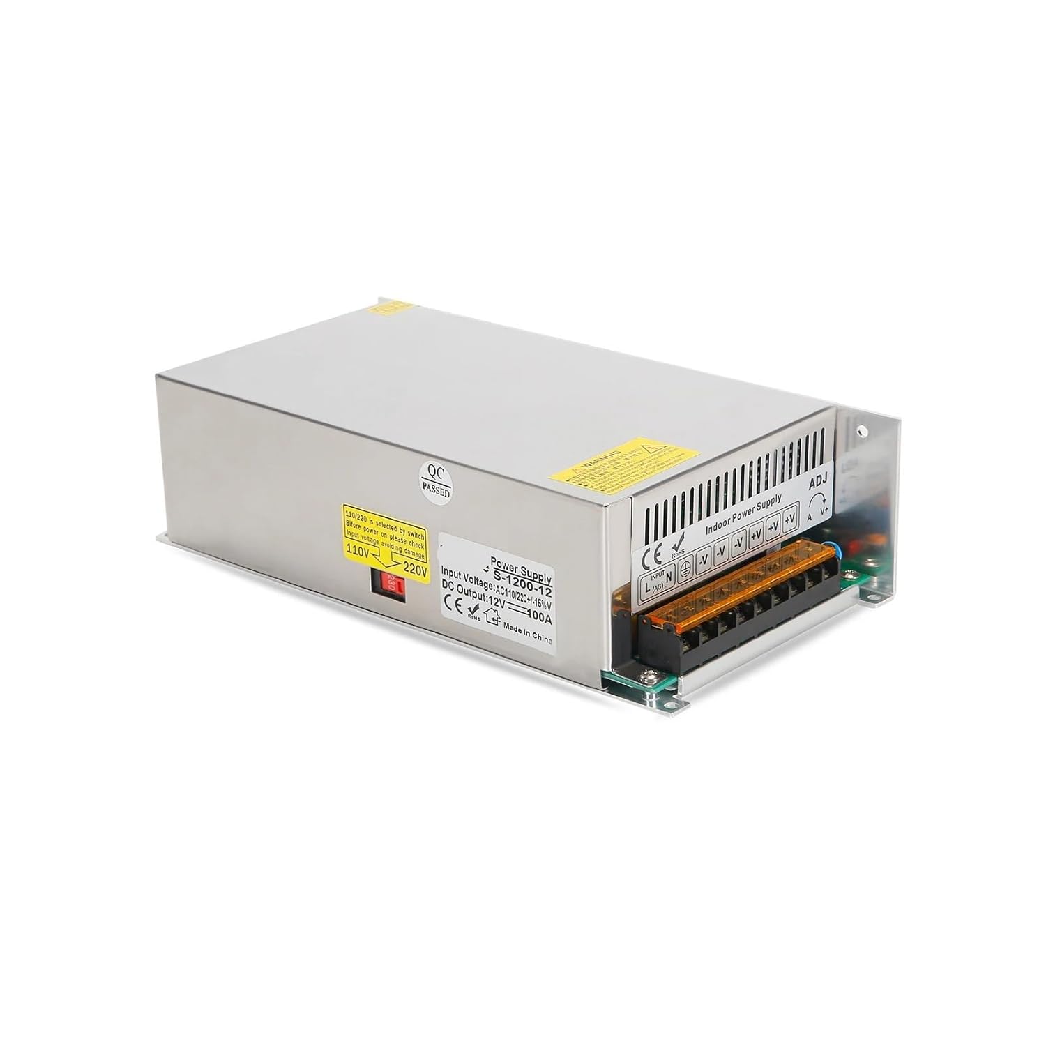 AC to DC 80V 15A 1200W Switching Power Supply Drive Transformer Motor Industrial Electronic Electrical Equipment Etc 1Pcs(AC185-265V)