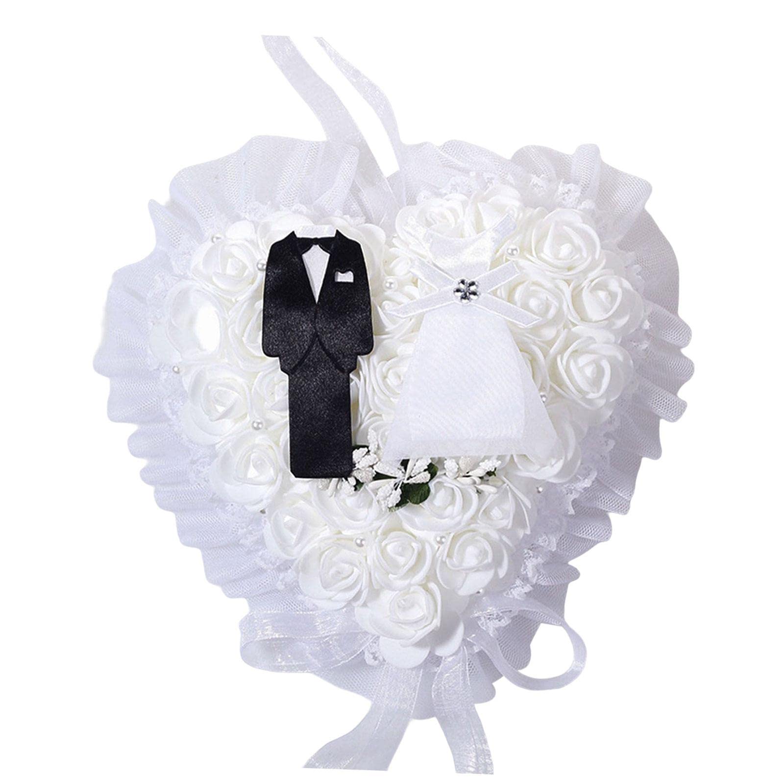 Perfeclan Personalized Lace Bearer Pillow for Special Occasions