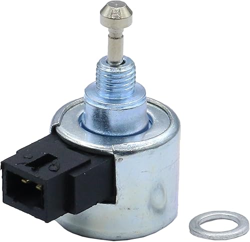 Solenoide de combustible M153069 compatible con John Deere Z345R Z355E Z375R Z525E Z535M Z535 Z655 Z645 107H 125 135 145 L111 L118 L120 L2048 2048 2