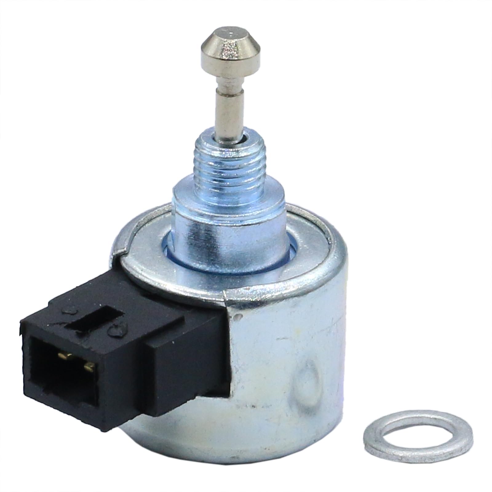 PLENTZOMFuel Solenoid M153069 Compatible with John Deere Z345R Z355E Z375R Z525E Z535M Z535 Z655 Z645 107H 125 135 145 L111 L118 L120 L2048 2548