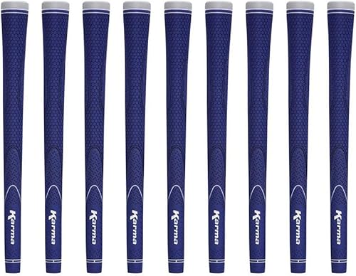 Karma Neion II - Juego de agarres de golf de repuesto, de goma antideslizante de colores vibrantes para hombres y mujeres, elige individual, 9, 13,