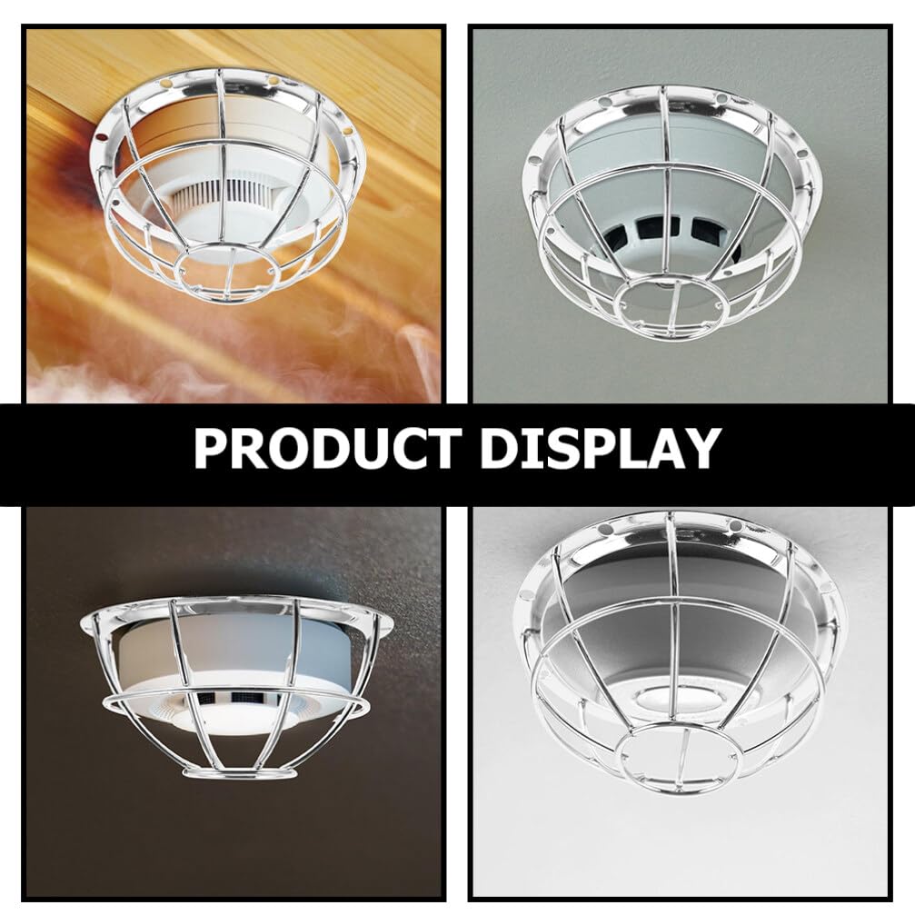 Gatuida 10pièces Couverture De Détecteur Inoxydable pour Capteurs De Fumée Détecteurs Accessoire Indispensable pour Sécurité Et Performance Optimale