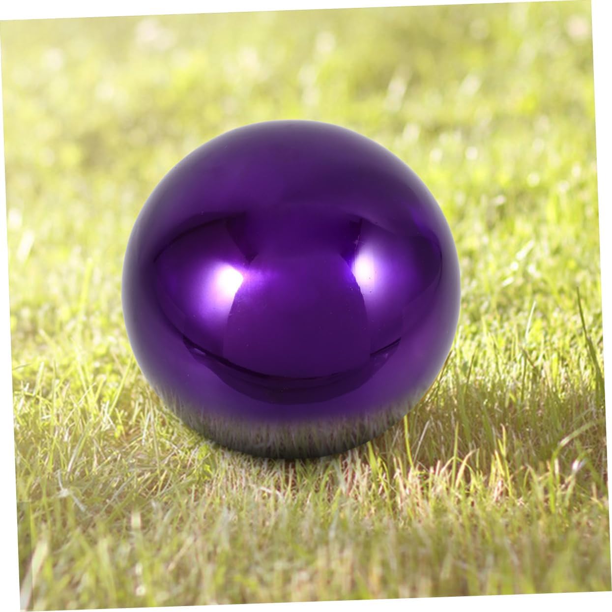 2pcs Garden Ball Unbreakable Gazing Ball Mirror Surface Outdoor Reflective Christmas Decor