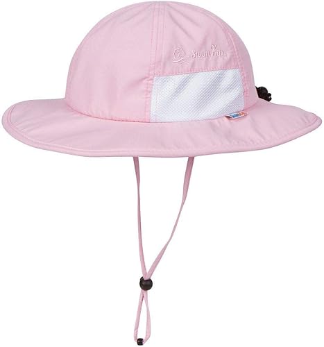 SwimZip, sombrero unisex para niños, ala ancha, protección solar FPS 50, ajustable.