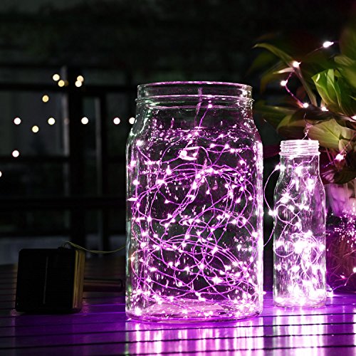 Haichen Stringa di luci ad alimentazione solare da...