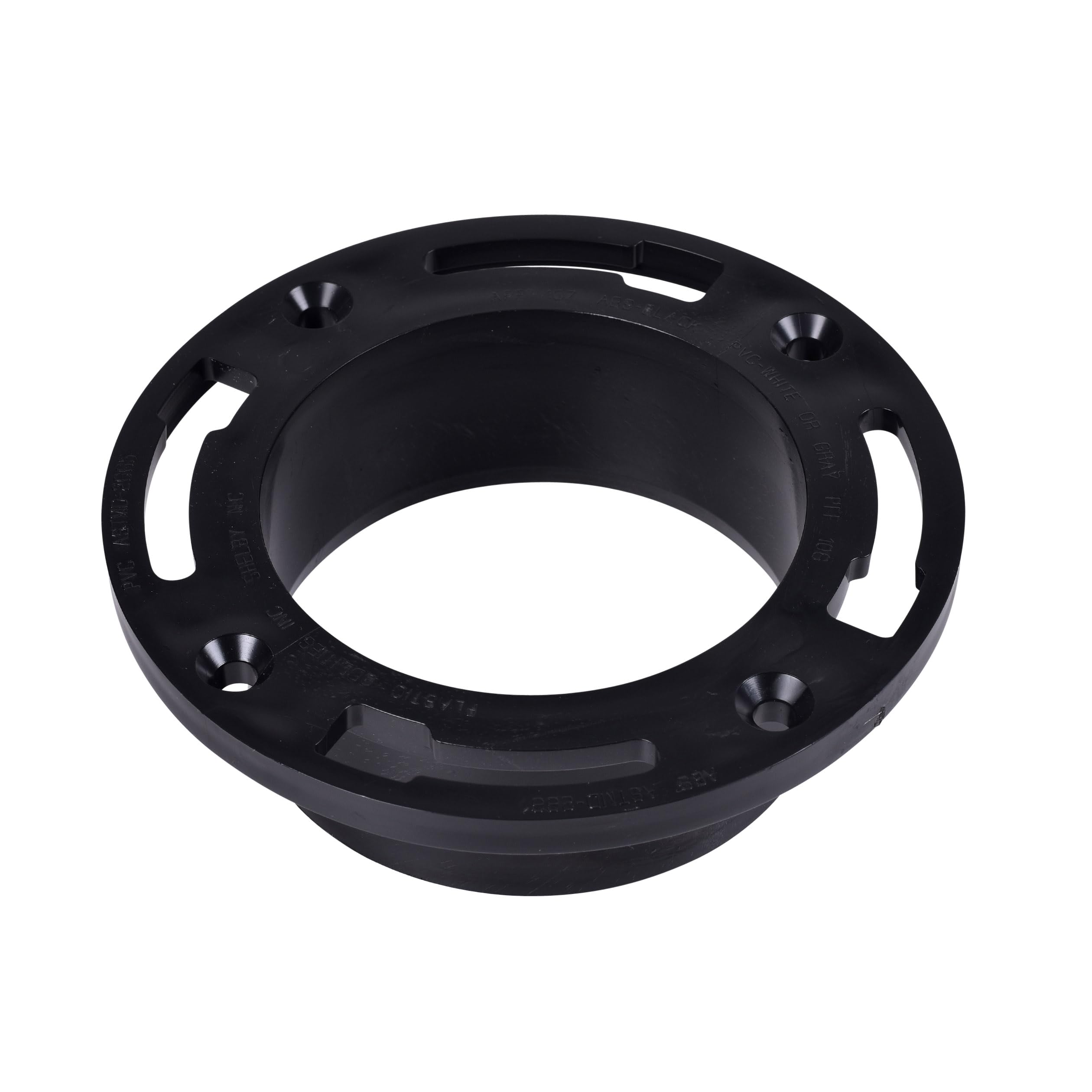 Oatey 43548 Level Fit Closet Flange, 4 in, 0.45 in Flange, ABS Oatey 43548 Level Fit Closet Flange, 4 in, 0.45 in Flange, ABS