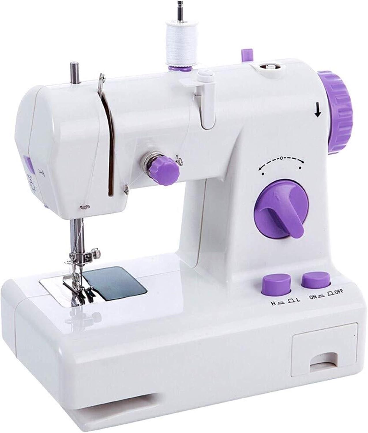 Amazon.co.jp Zxcv ミシン家庭用電気多機能ミニスモールミシン厚いデスクトップ家庭用ミシンを食べる ホーム＆キッチン