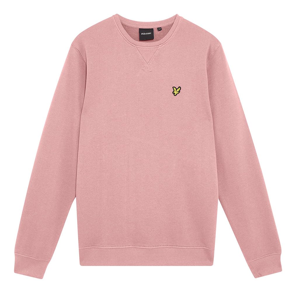Lyle & Scott Mens Sweatshirt Long Sleeve Cotton Garden Rose S
