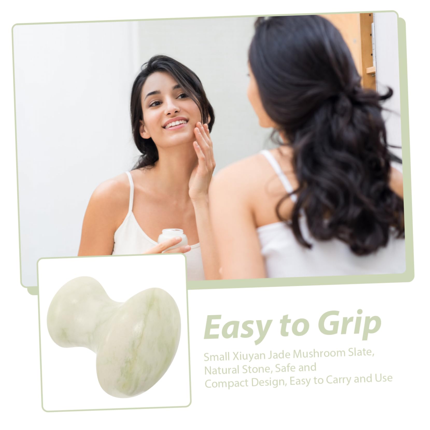 5stücke Jade Massage Für Gesicht Ergonomisches Design Für Spa Und Entspannende Massagen Fördert Die Hautstraffung Und Schwellungen