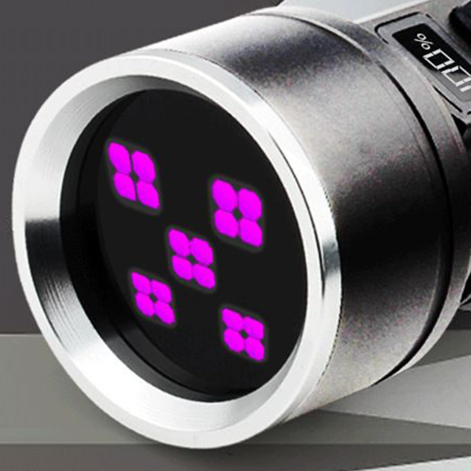 Latarka krwi, ładowalna latarka krwi UV z wyświetlaczem LCD, przenośna lampka obserwacyjna - do obserwacji wykrywania moczu, utwardzania żywicy, domu, na zewnątrz, kemping, podróż