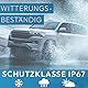 VSG24 Camper Rückfahrkamera Wohnmobil Wohnwagen/Rückfahrsystem Camera/Nachtsicht & Wetterfest/einfaches Nachrüsten Einparkhilfe Kamera hinten Frontkamera LKW Anhänger 12V-24V Set Schwarz